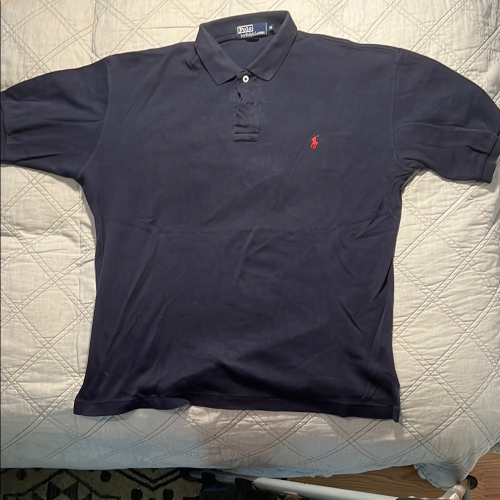 Polo by Ralph Lauren Men's Dark Blue Polo Shirt